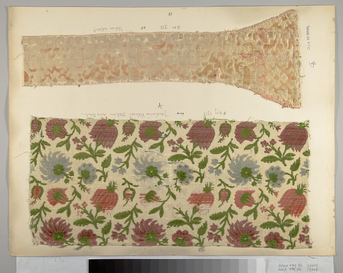 Fragment, Silk, Italian