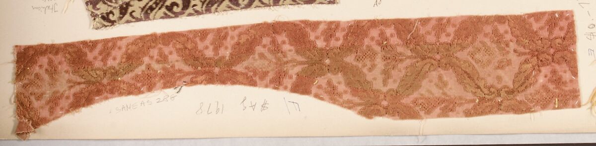 Fragment, Silk, Italian