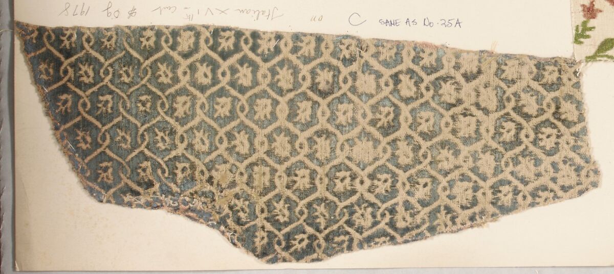 Fragment, Silk, Italian 