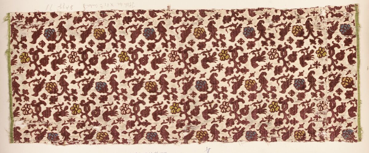 Fragment, Silk, Italian