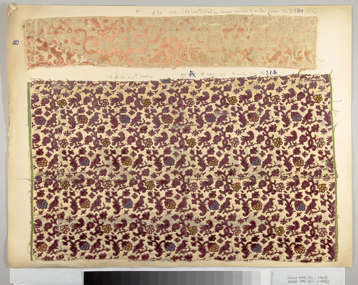Fragment, Silk, Italian