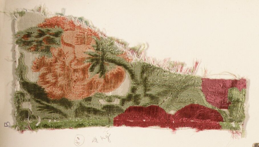 Fragment, Silk, Italian