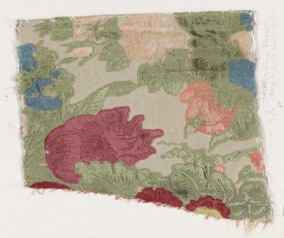 Fragment, Silk, Italian