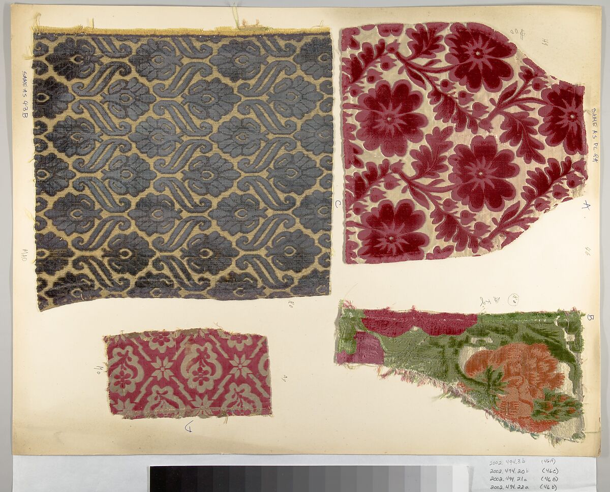 Fragment, Silk, Italian