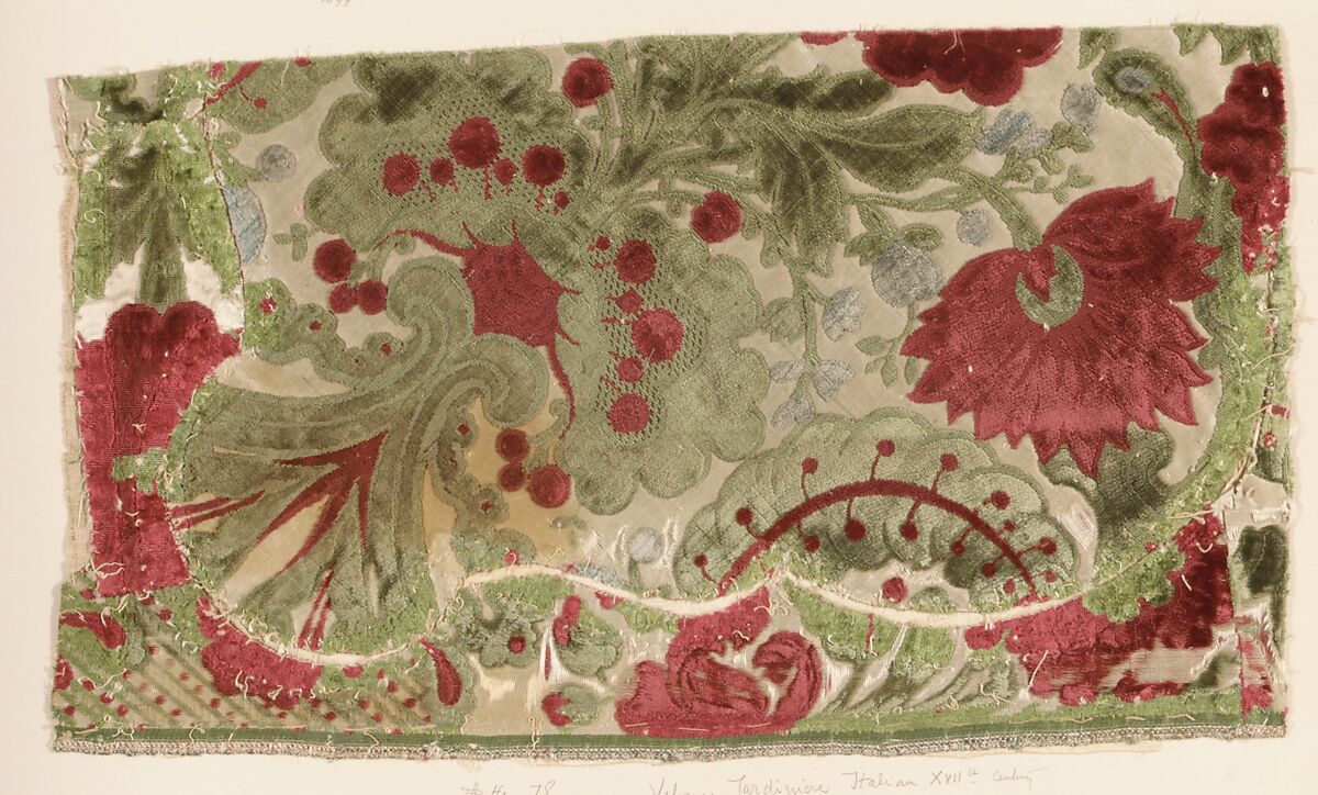 Fragment, Silk, Italian