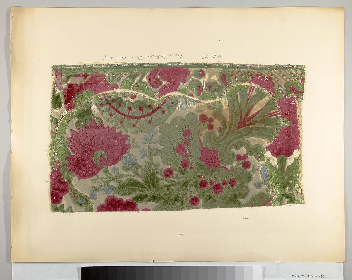 Fragment, Silk, Italian