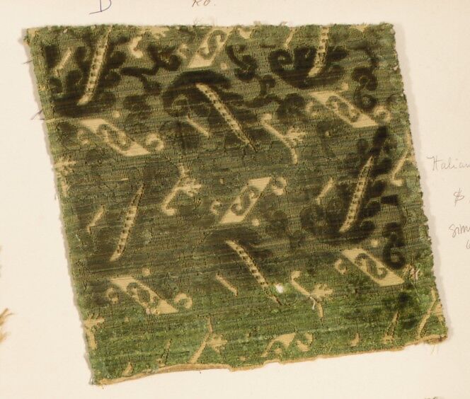 Fragment, Silk, Italian