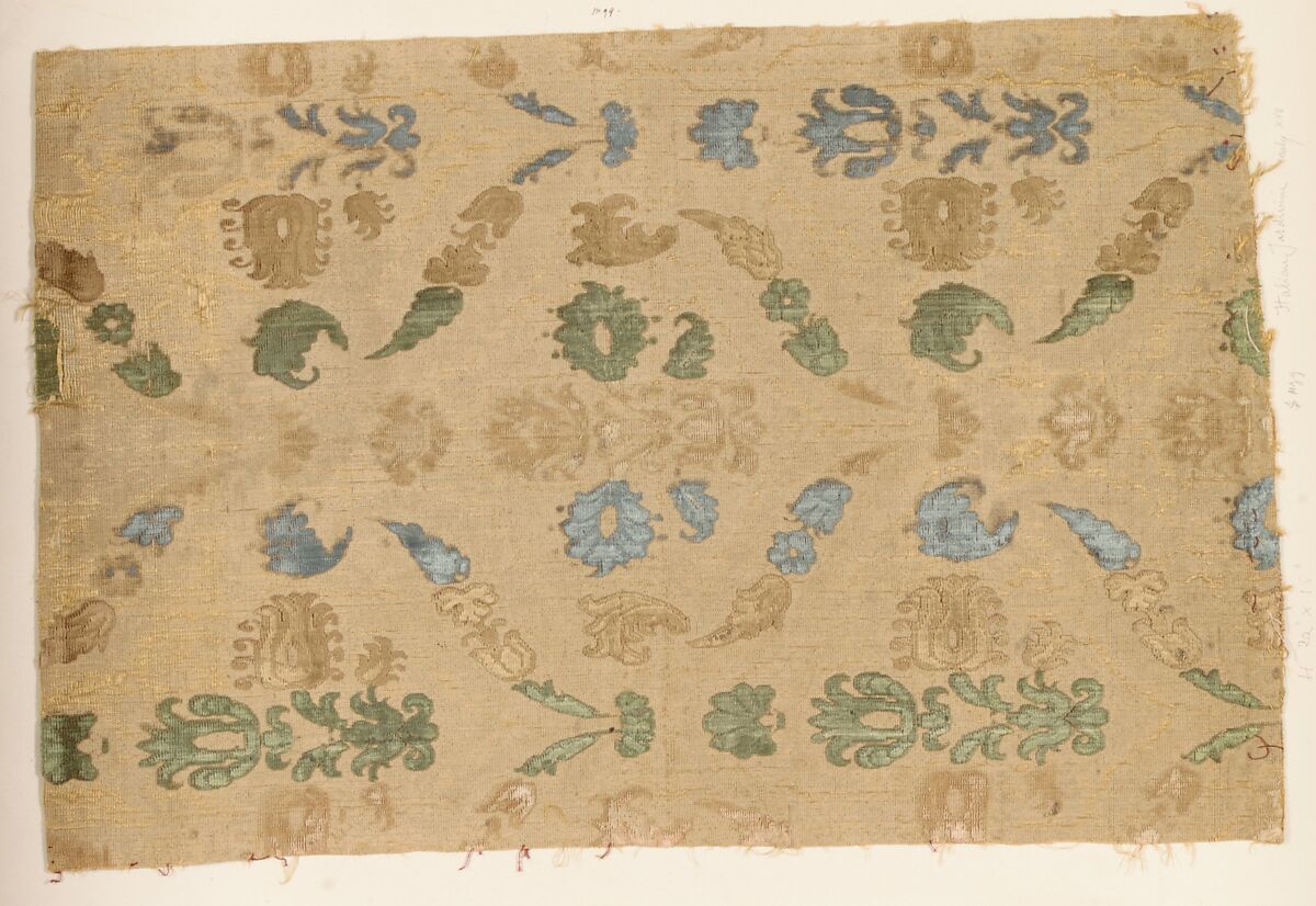 Fragment, Silk, Italian