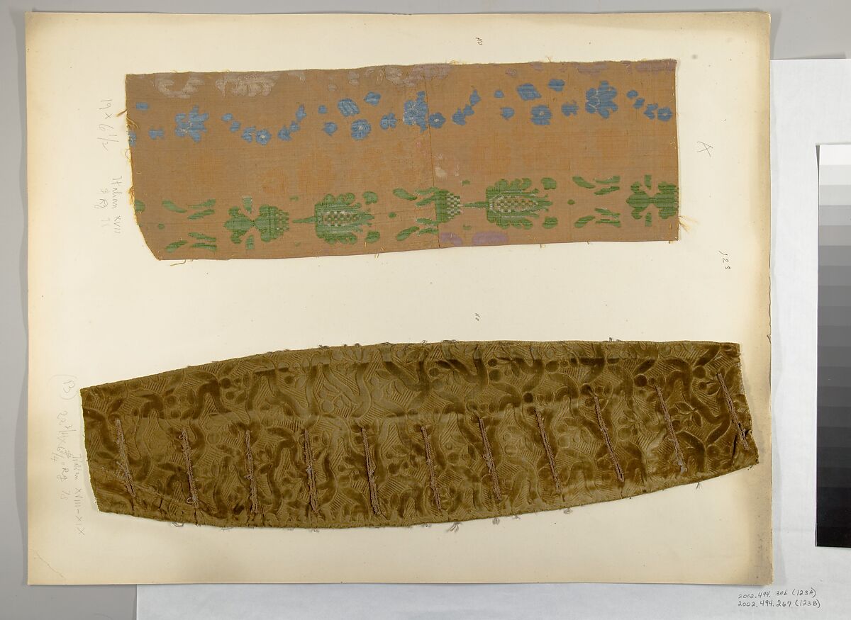 Fragment, Silk, Italian