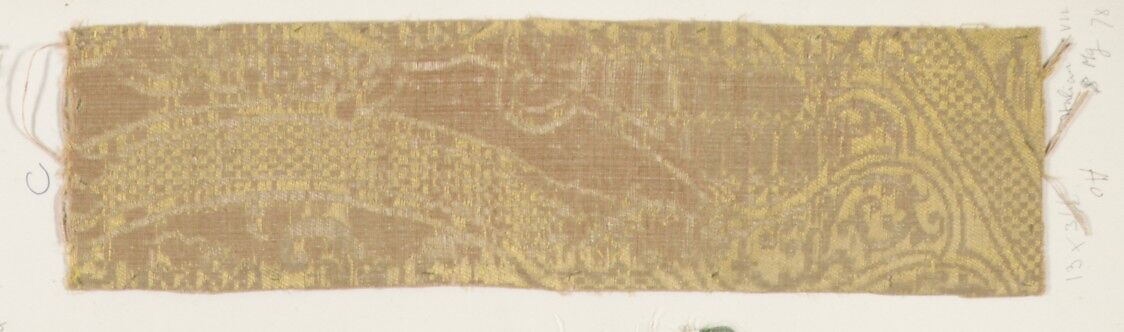 Fragment, Silk, Italian, Venice