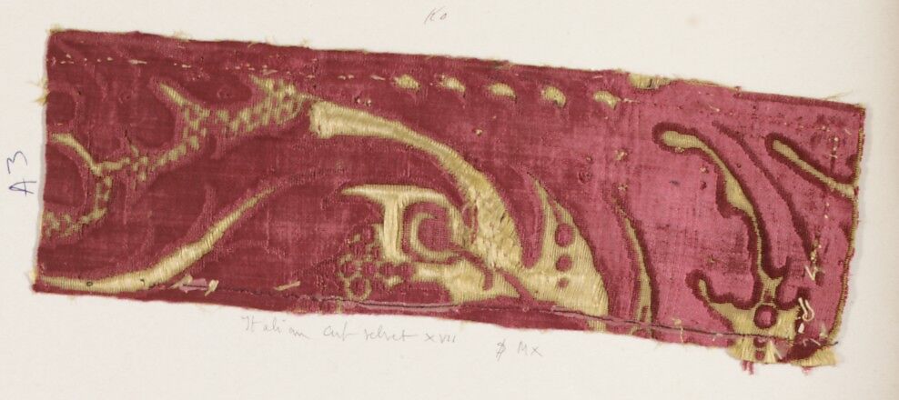 Fragment, Silk, Italian 