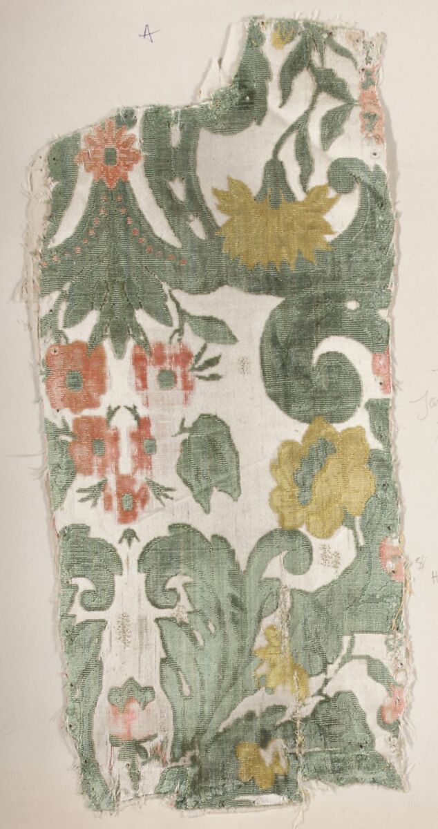Fragment, Silk, Italian