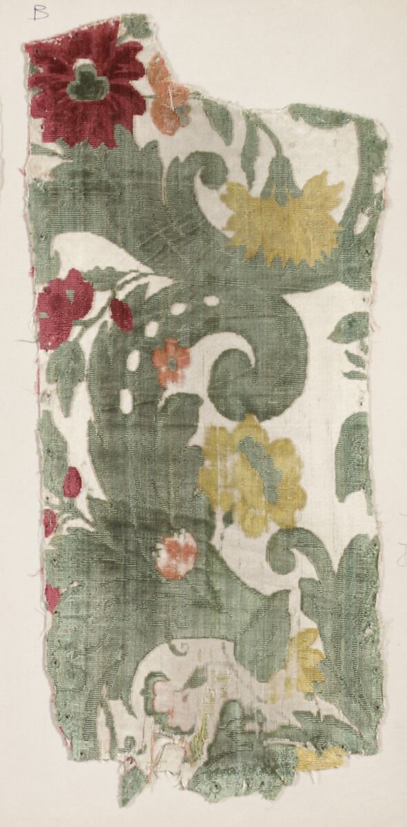 Fragment, Silk, Italian 
