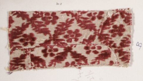 Fragment, Silk, metal thread, Italian