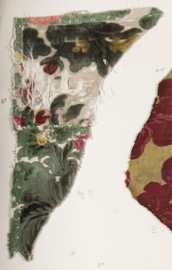 Fragment, Silk, Italian