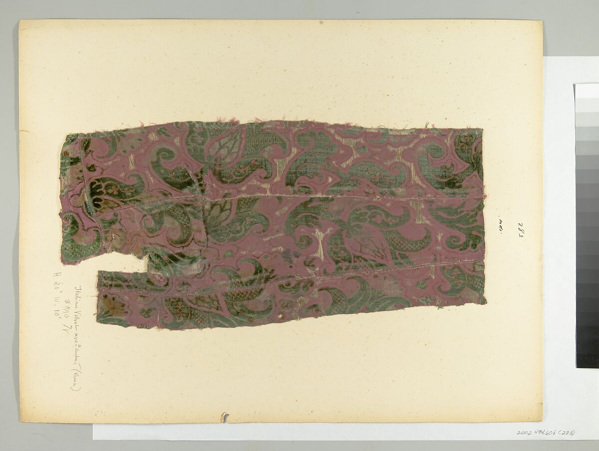 Fragment, Silk, Italian, Venice
