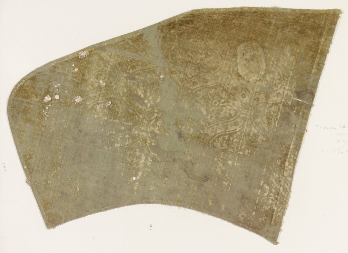 Fragment, Silk, Italian