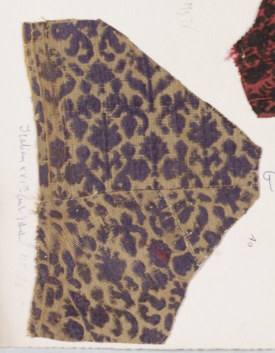 Fragment, Silk, Italian