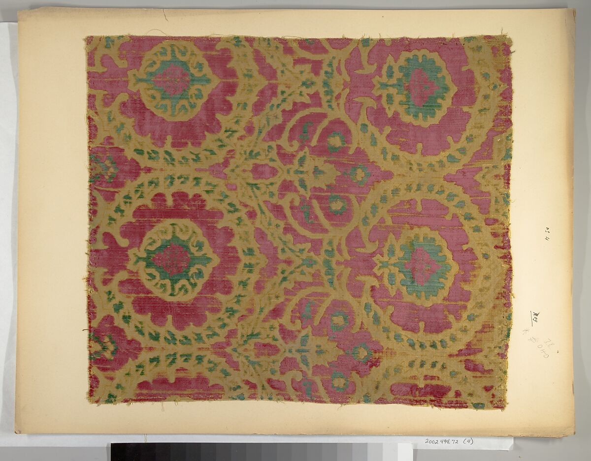 Fragment, Silk, Northern Italian