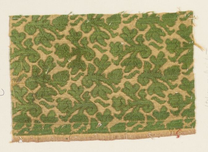 Fragment, Silk, Italian, Florence 