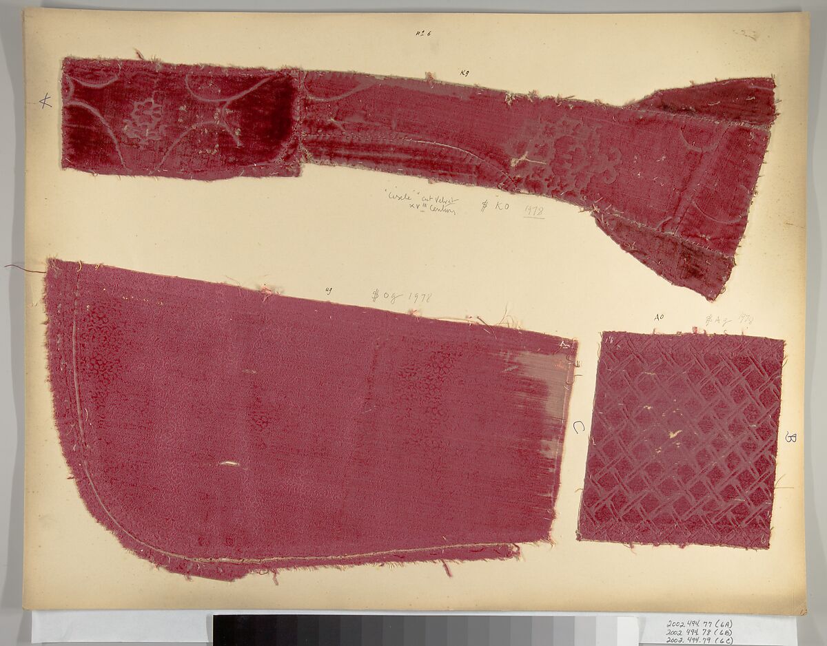 Fragment, Silk, Italian