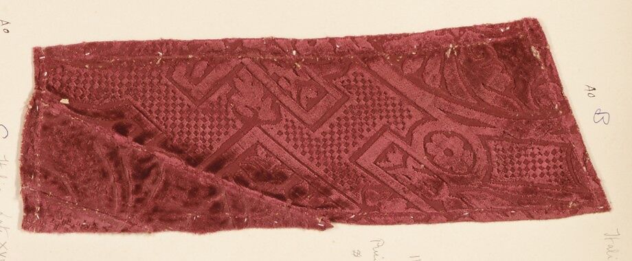 Fragment, Silk, Italian 