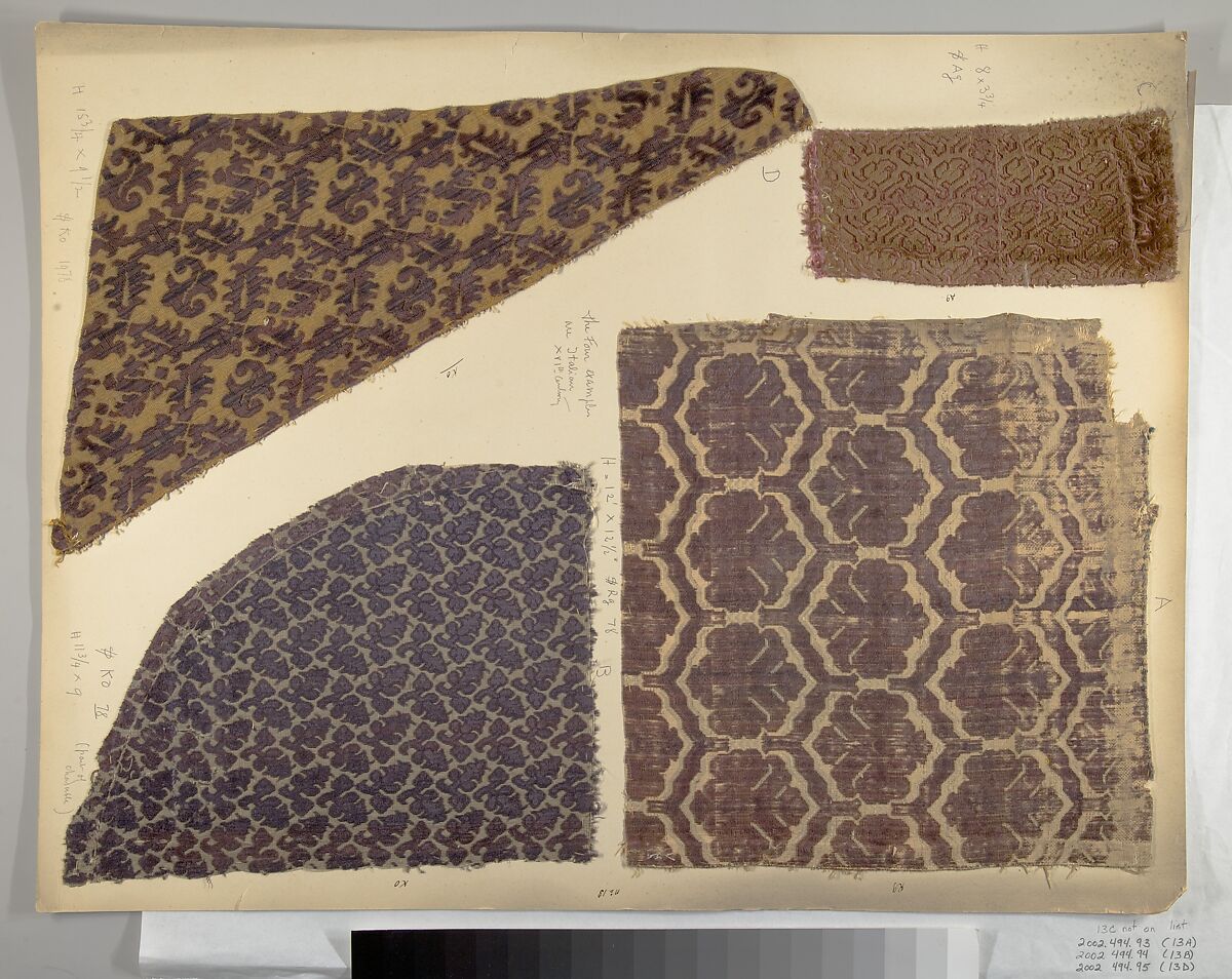 Fragment, Silk, Italian