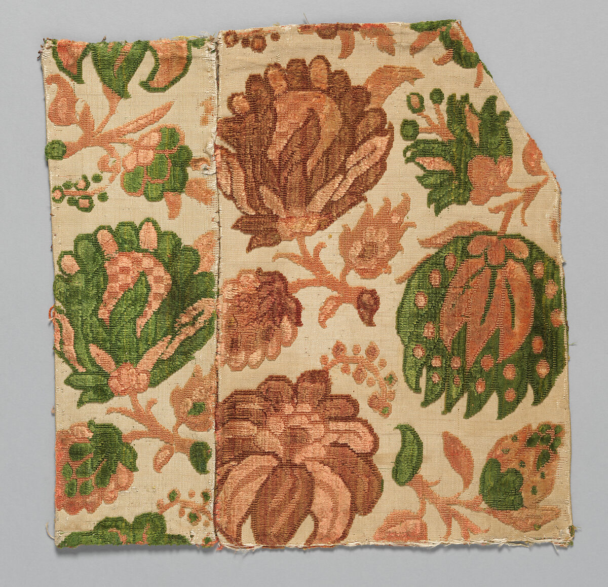 Fragment, Silk, Italian 