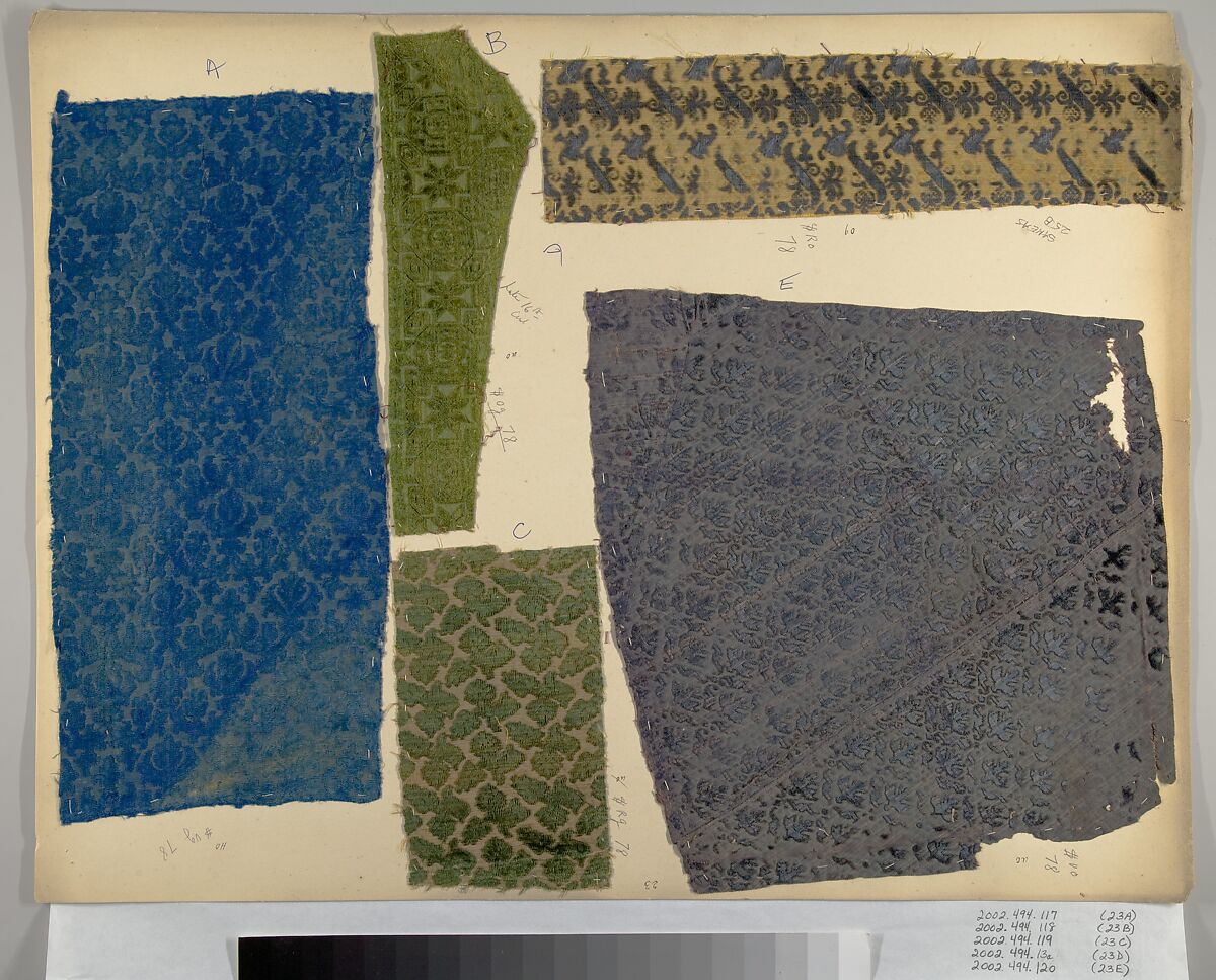 Fragment, Silk, Italian