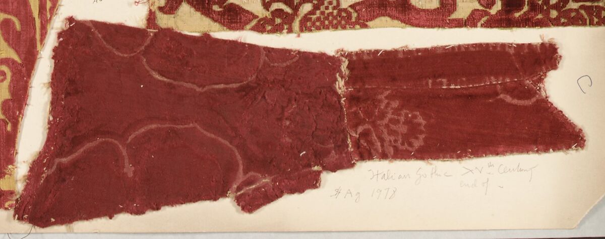 Fragment, Silk, Italian 