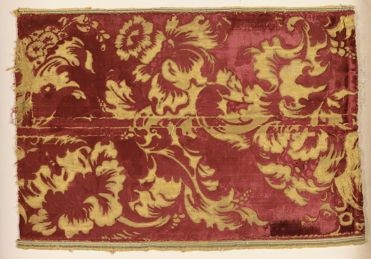 Fragment, Silk, Italian 