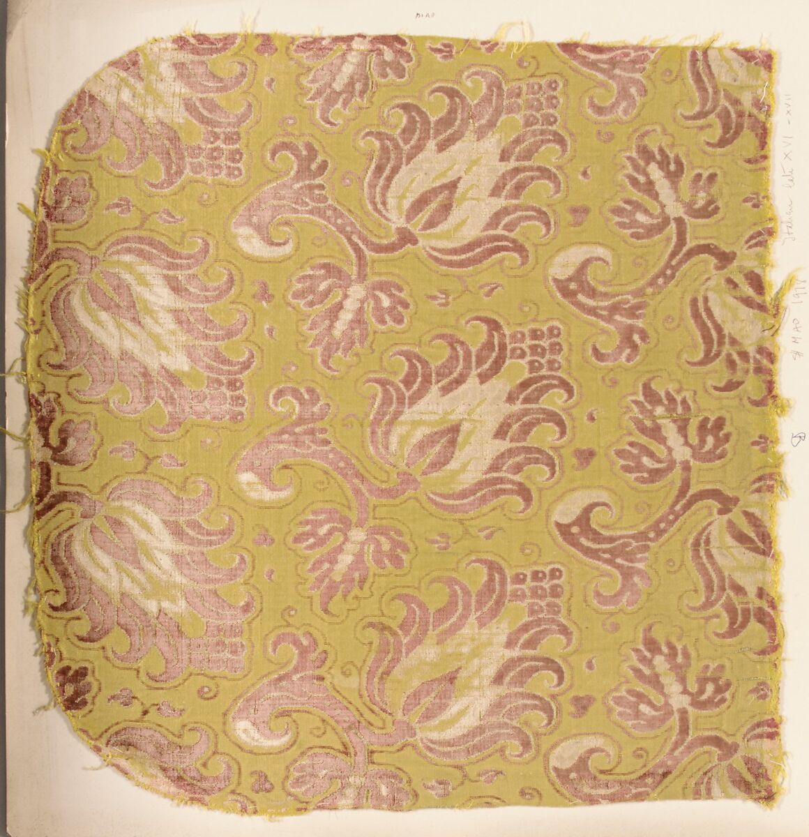 Fragment, Silk, Italian 