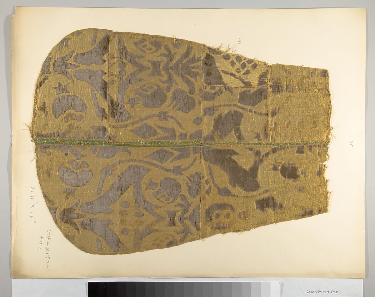 Fragment, Silk, Italian