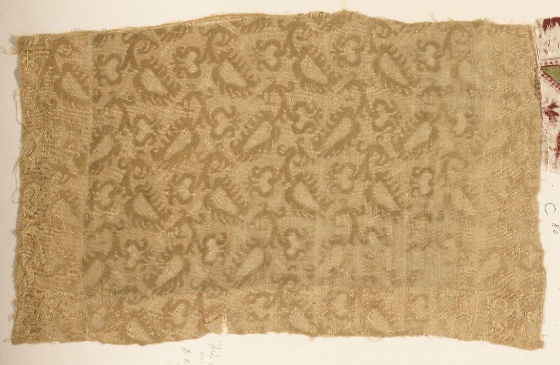 Fragment, Silk, Italian 