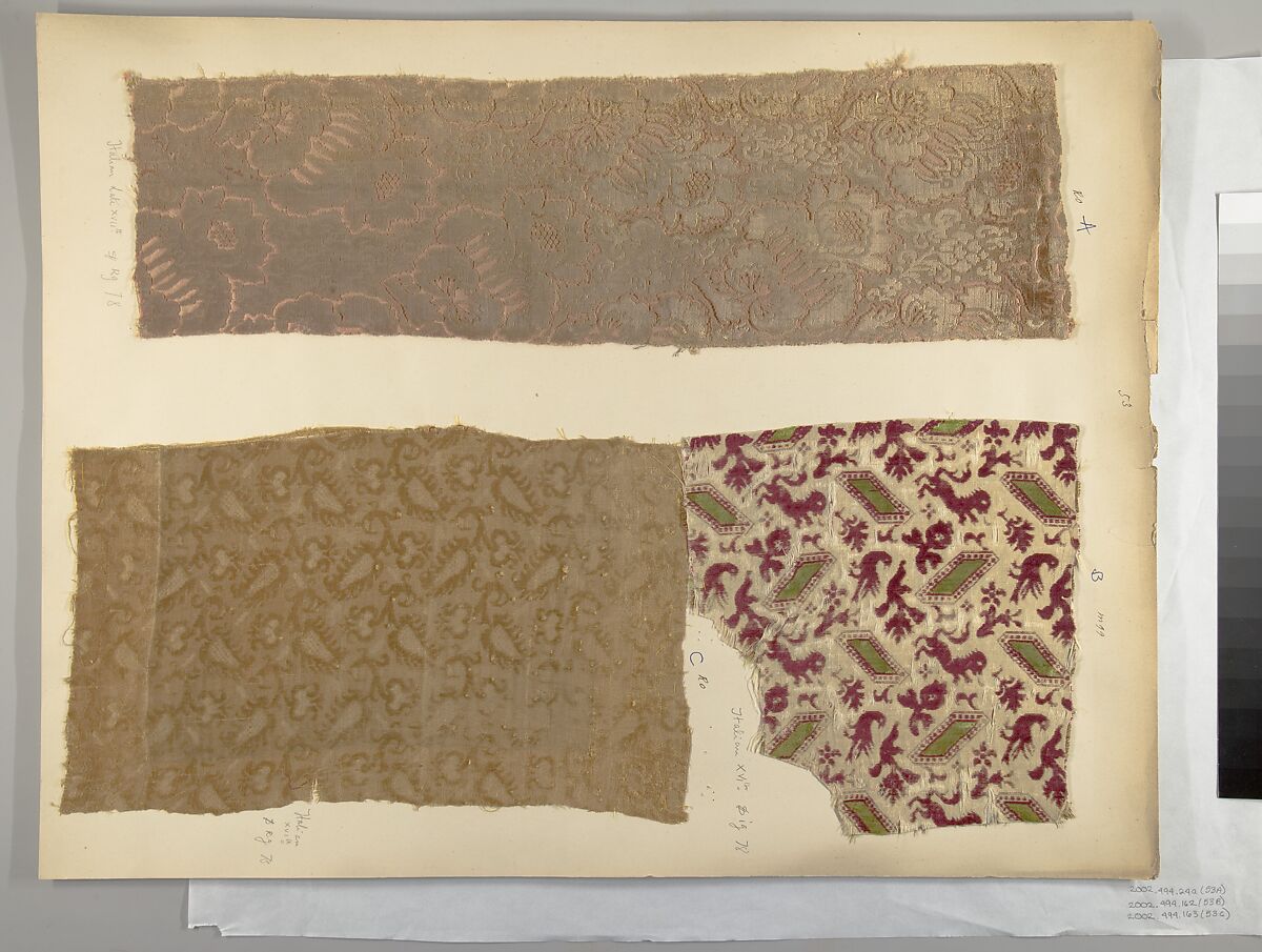Fragment, Silk, Italian