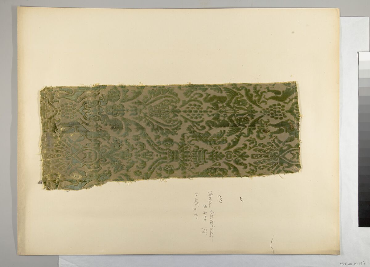 Fragment, Silk, Italian