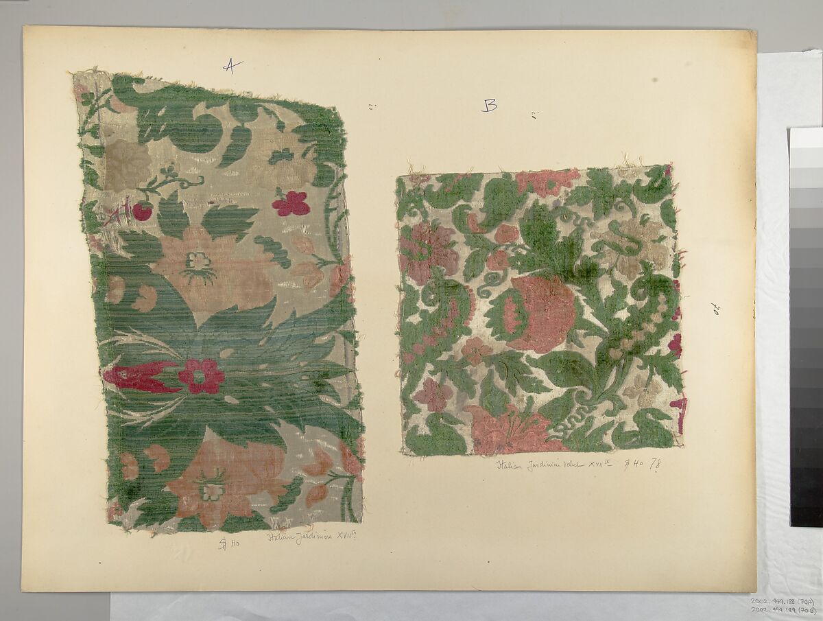 Fragment, Silk, Italian