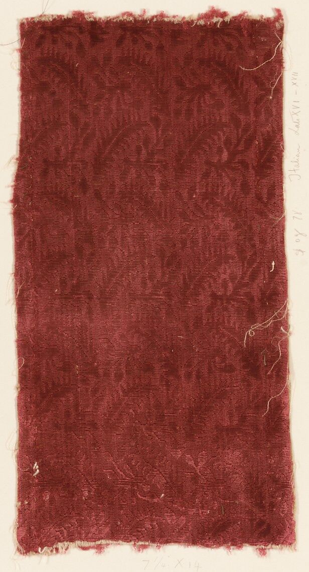 Fragment, Silk, Italian 