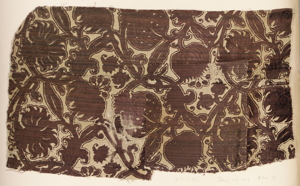 Fragment, Silk, Italian 