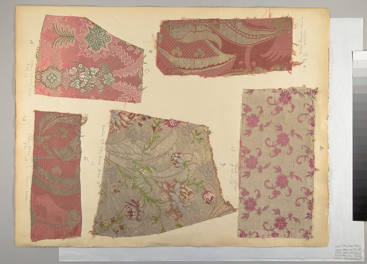Fragment, Silk, possibly French