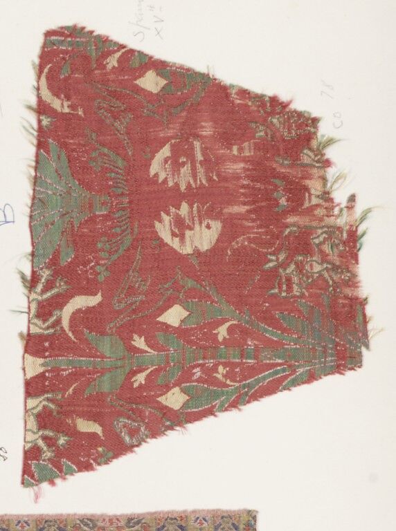 Fragment, Silk, Spanish or Near Eastern 