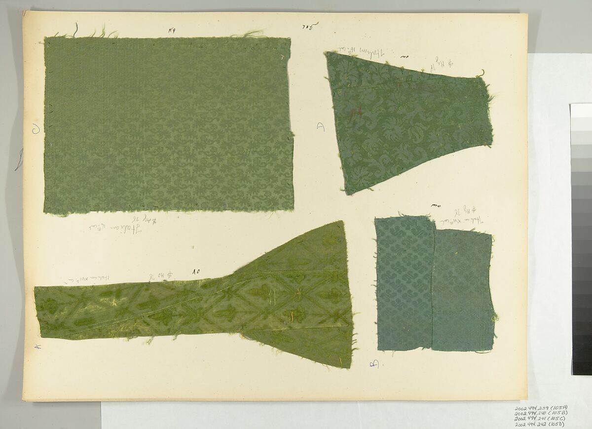Fragment, Silk, Italian