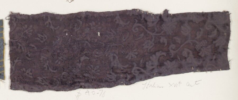 Fragment, Silk, Italian 