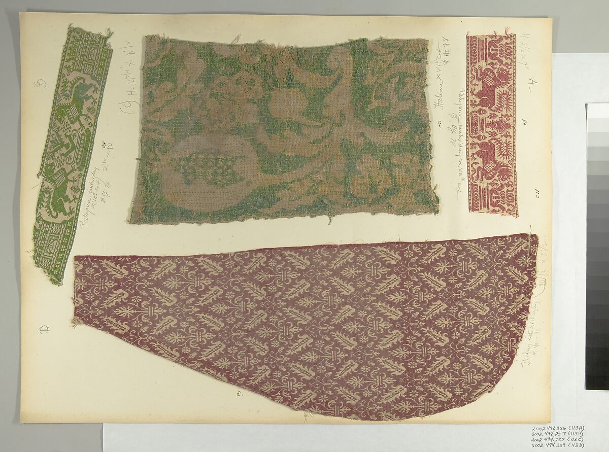 Fragment, Silk, Italian