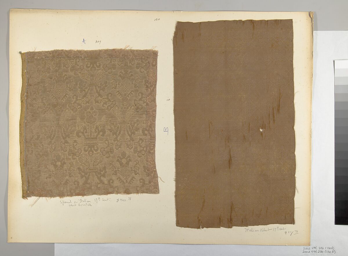 Fragment, Silk, Italian