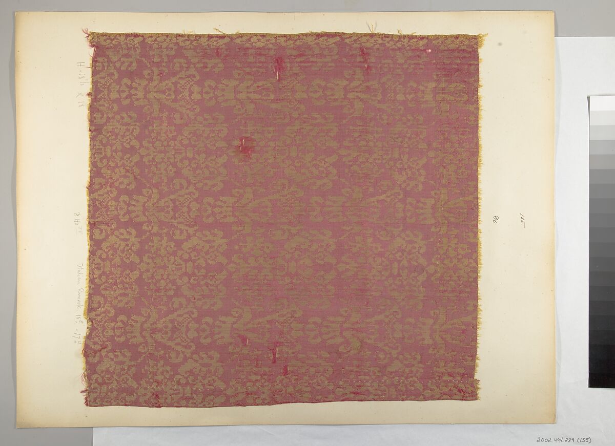 Fragment, Silk, Italian