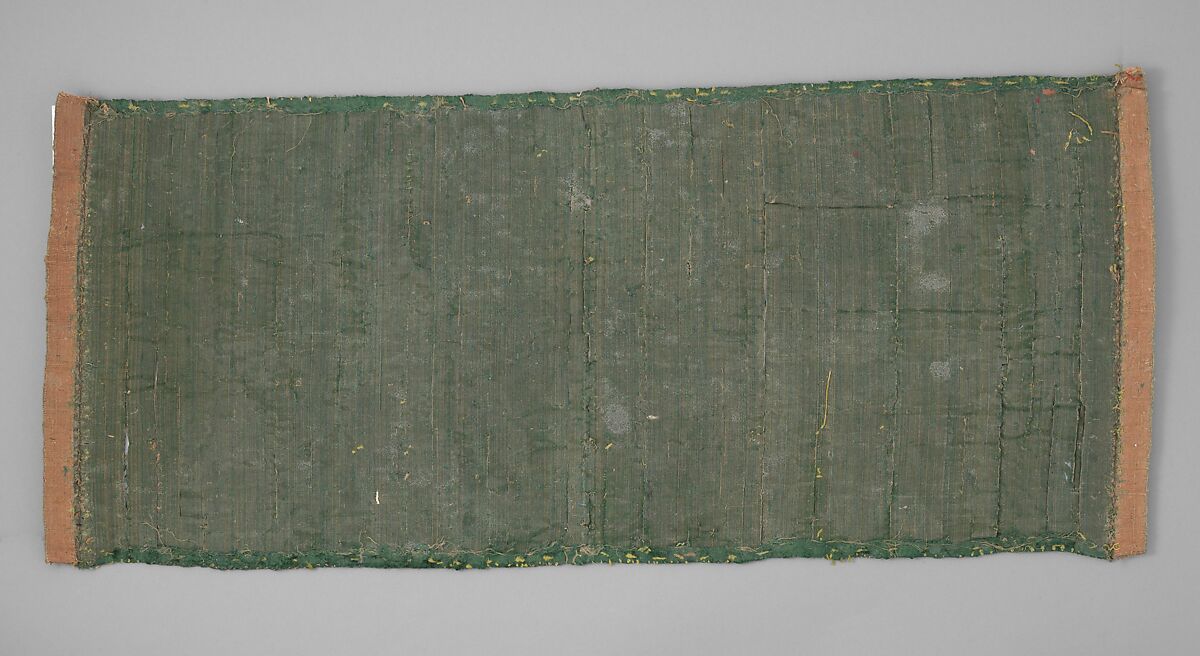 Fragment with Sempervivum tectorum motif, Silk, Italian, probably Milan