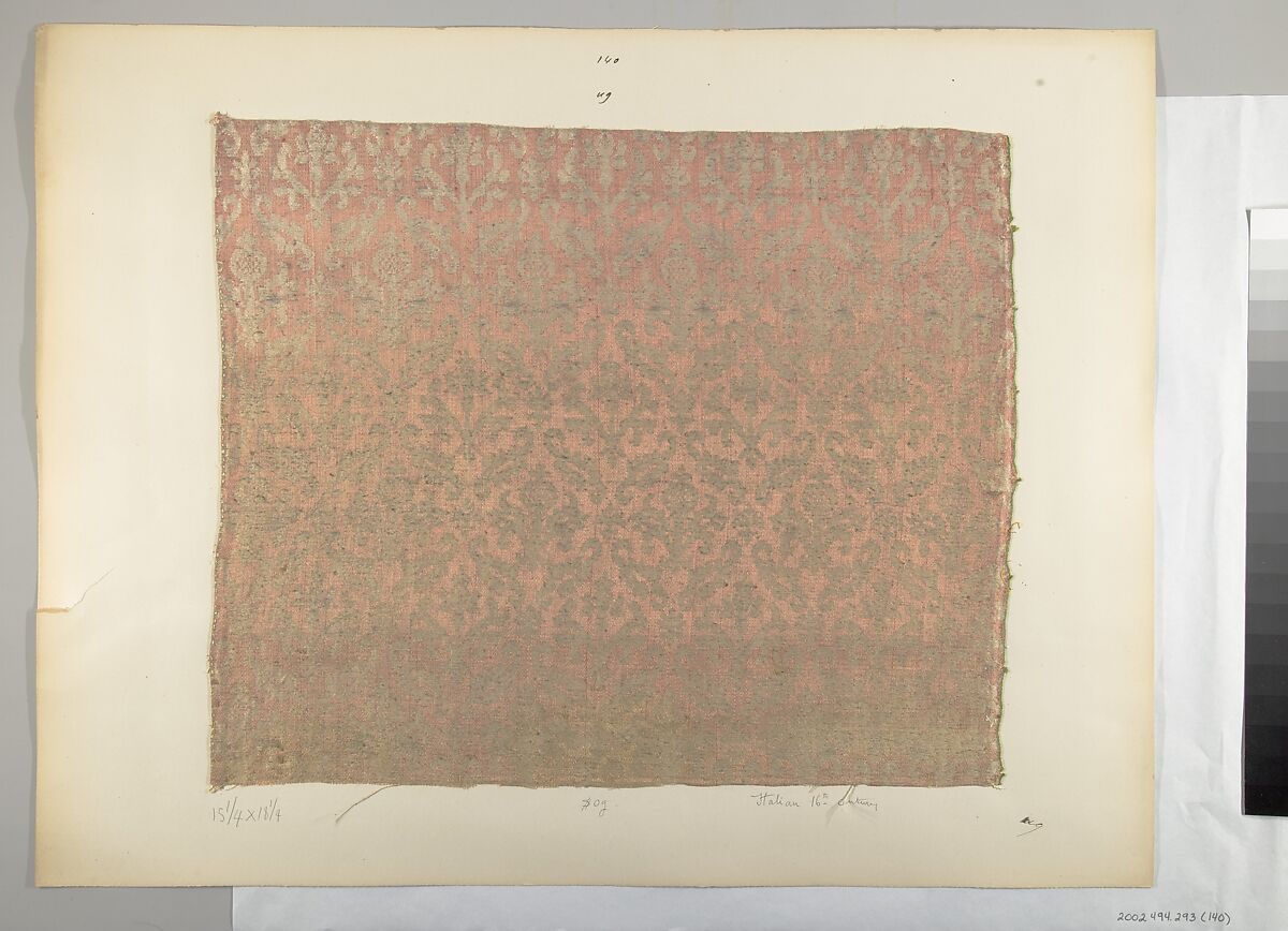 Fragment, Silk, Italian