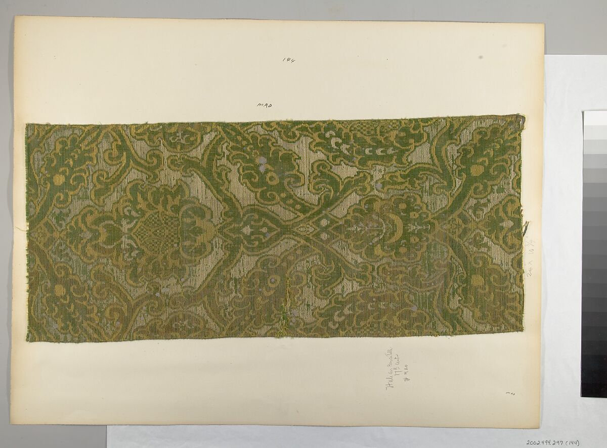 Fragment, Silk, Italian
