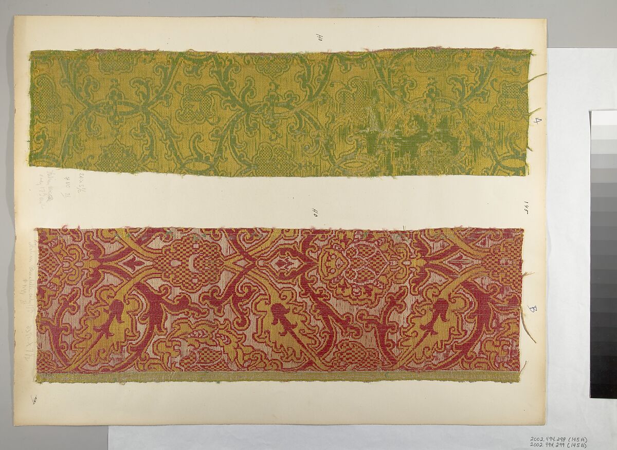 Fragment, Silk, Italian